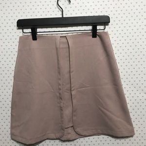 Pazzo Pastel creamy lavender colored mini skirt
